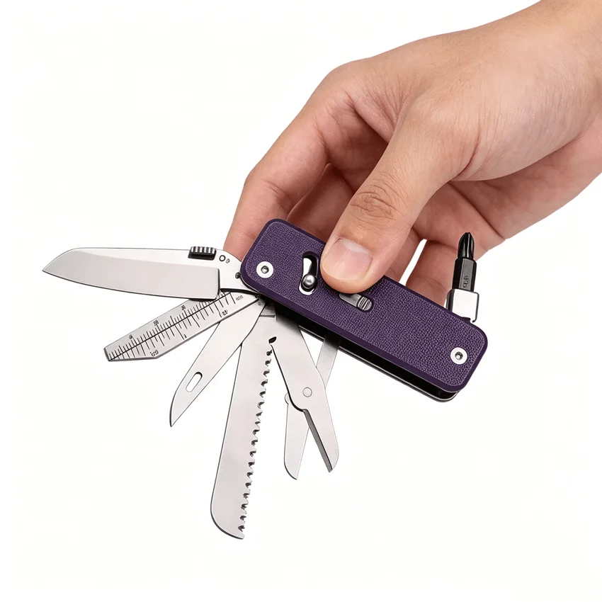 ROXON Flex S503G Companion Tool Modular Design Customizable Pocket Tool Preinstalled 8 Essential Tools (1/4" Bit Driver,Scissor)
ROXON Flex S503G Companion Tool Modular Design Customizable Pocket Tool Preinstalled 8 Essential Tools (1/4" Bit Driver,Scissor)