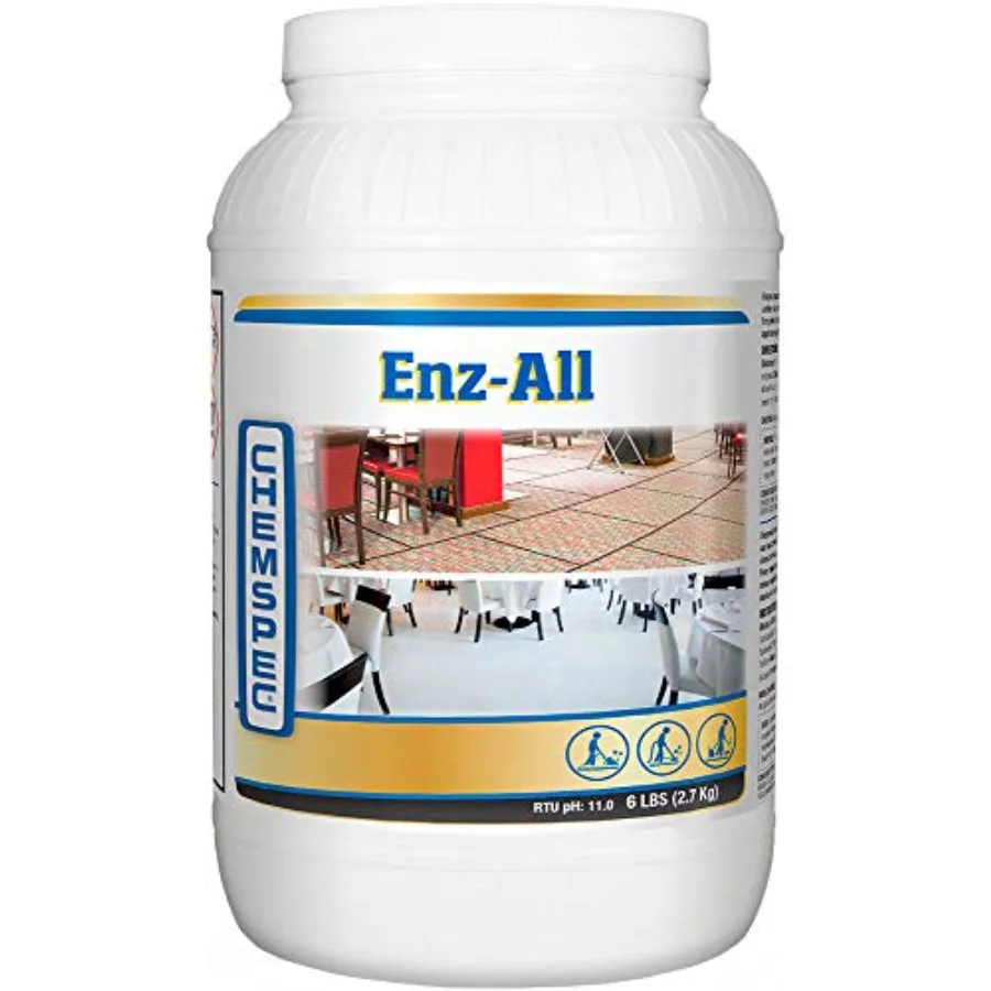 ENZ-All Professional Multi-Purpose Enzyme Traffic Lane Carpet Cleaning Concentrate 1-6 lb jar C-EA6
ENZ-All Professional Multi-Purpose Enzyme Traffic Lane Carpet Cleaning Concentrate 1-6 lb jar C-EA6