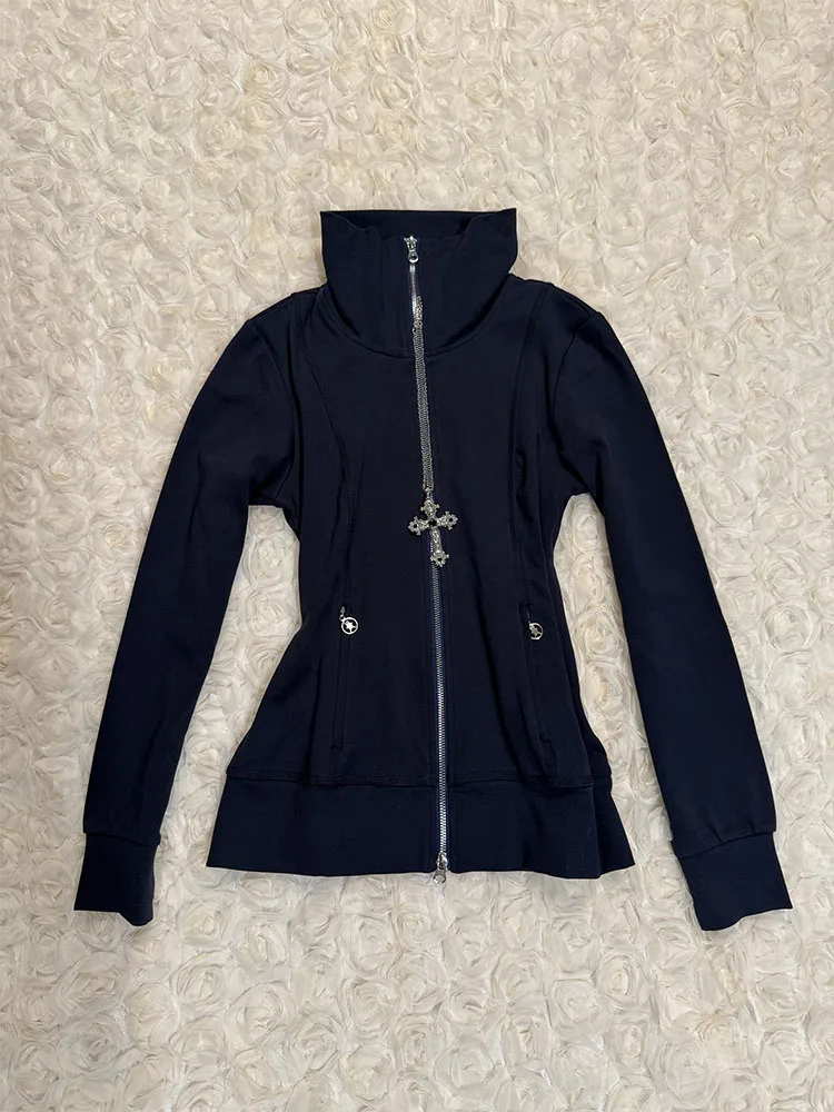 Cherry Little Language Original Korean Sle Slim Fit Casual Outerwear Unique Design High Faion Spring Autumn Women's Jaet
Cherry Little Language Original Korean Sle Slim Fit Casual Outerwear Unique Design High Faion Spring Autumn Women's Jaet