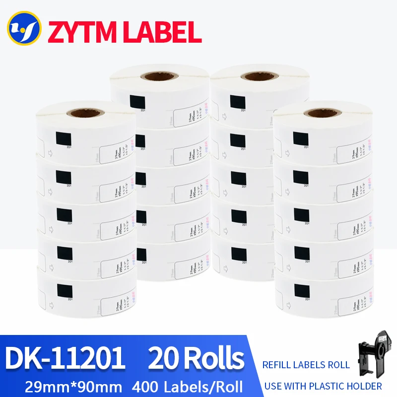 20Rolls Brother Compatible DK-11215/DK-11201/DK-11208/DK-11204/DK-11218/DK-22210/DK-22211/DK-22225/22214/DK-22113/DK-22606 Label
20Rolls Brother Compatible DK-11215/DK-11201/DK-11208/DK-11204/DK-11218/DK-22210/DK-22211/DK-22225/22214/DK-22113/DK-22606 Label