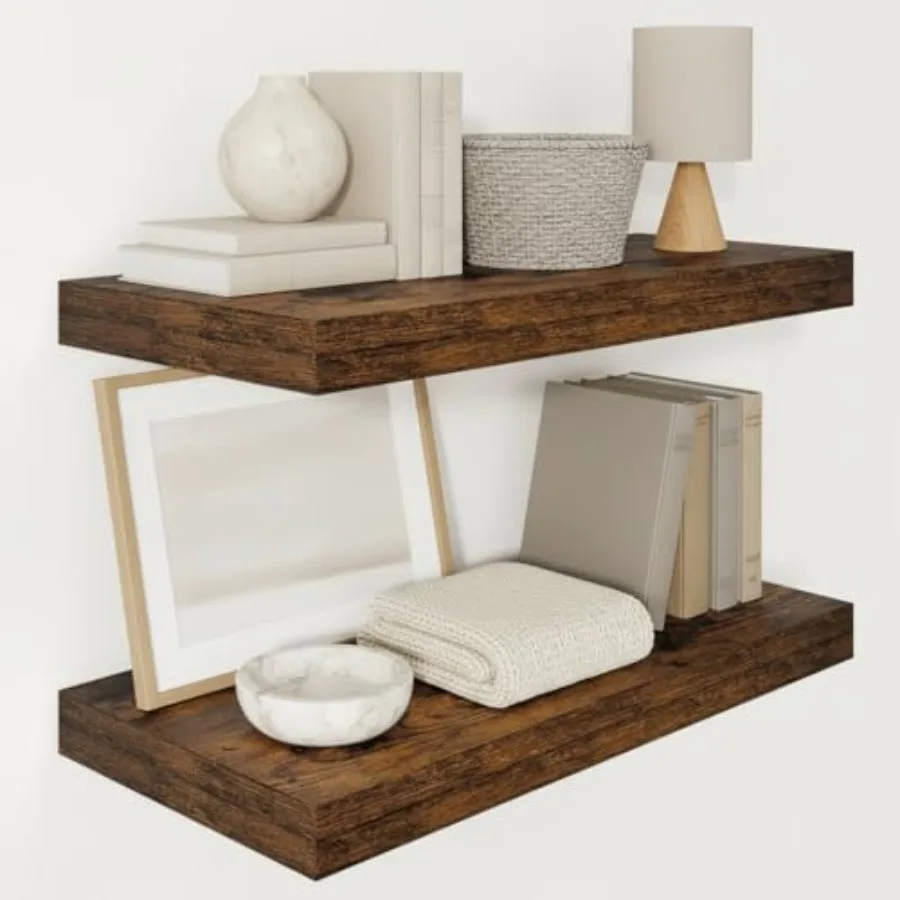 12" Deep Floating Shelves Over Toilet, 24" Wall Shelves for Bathroom Bedroom Kitchen Living Room Laundry Room, Farmhouse Rustic
12" Deep Floating Shelves Over Toilet, 24" Wall Shelves for Bathroom Bedroom Kitchen Living Room Laundry Room, Farmhouse Rustic