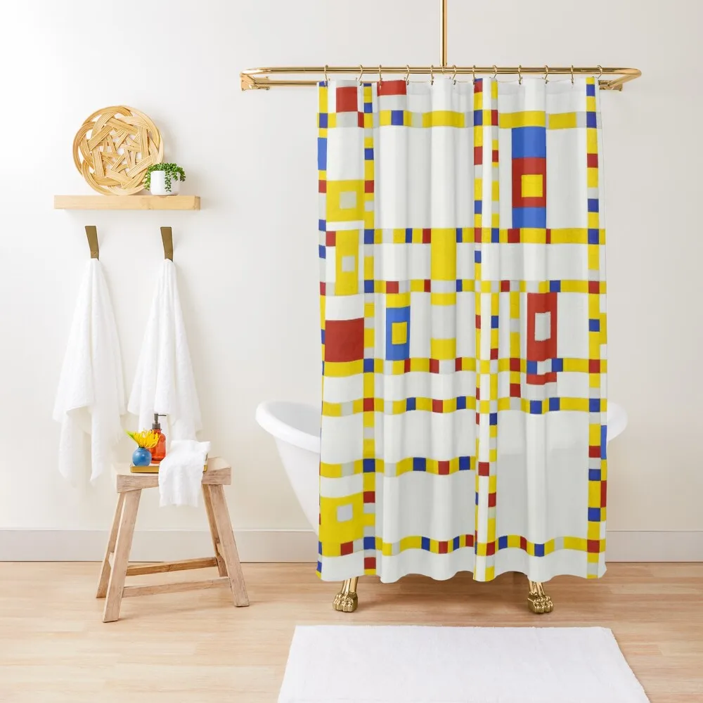 Piet Mondrian-Broadway Boogie Woogie Shower Curtain For Shower Shower For Bathroom Elegant Bathroom Curtain
Piet Mondrian-Broadway Boogie Woogie Shower Curtain For Shower Shower For Bathroom Elegant Bathroom Curtain