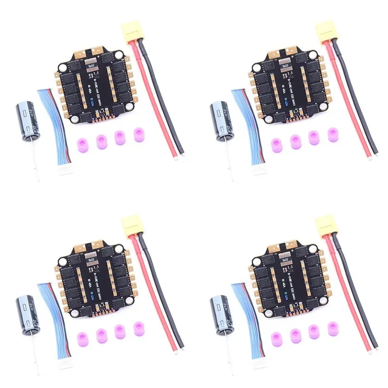4X 4INI 60A ESC Board Supporting 3-6S Brushless Motor Support Dshot300 600/Multishot/Oneshot FPV UAV F4 Flight Control
4X 4INI 60A ESC Board Supporting 3-6S Brushless Motor Support Dshot300 600/Multishot/Oneshot FPV UAV F4 Flight Control