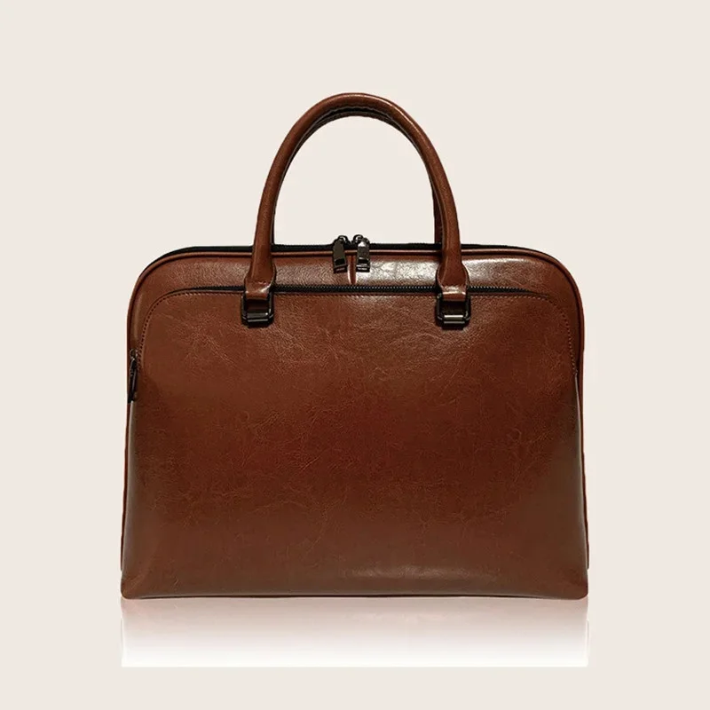 Luxury Genuine leather Women's Briefcase Fashion Business Handbag Large Capacity Shoulder Messenger bag Ladies Laptop Bag
Luxury Genuine leather Women's Briefcase Fashion Business Handbag Large Capacity Shoulder Messenger bag Ladies Laptop Bag