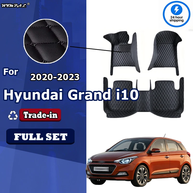 Автомобильный коврик из искусственной кожи по индивидуальному заказу для Hyundai Grand i10 2020 2021 2022 2023, защитный аксессуар для салона вашего автомобиля
Автомобильный коврик из искусственной кожи по индивидуальному заказу для Hyundai Grand i10 2020 2021 2022 2023, защитный аксессуар для салона вашего автомобиля