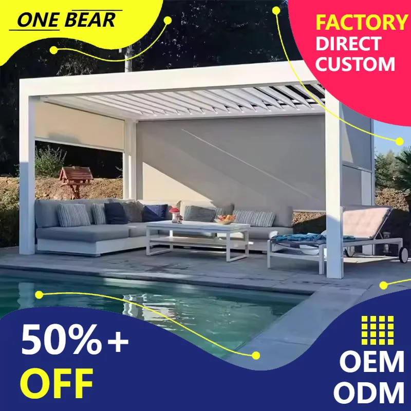 Any Size Custom Motorized Aluminum Louvered Pergola Waterproof Windproof Outdoor Backyard Patio Heavy Duty Durable Gazebo
Any Size Custom Motorized Aluminum Louvered Pergola Waterproof Windproof Outdoor Backyard Patio Heavy Duty Durable Gazebo