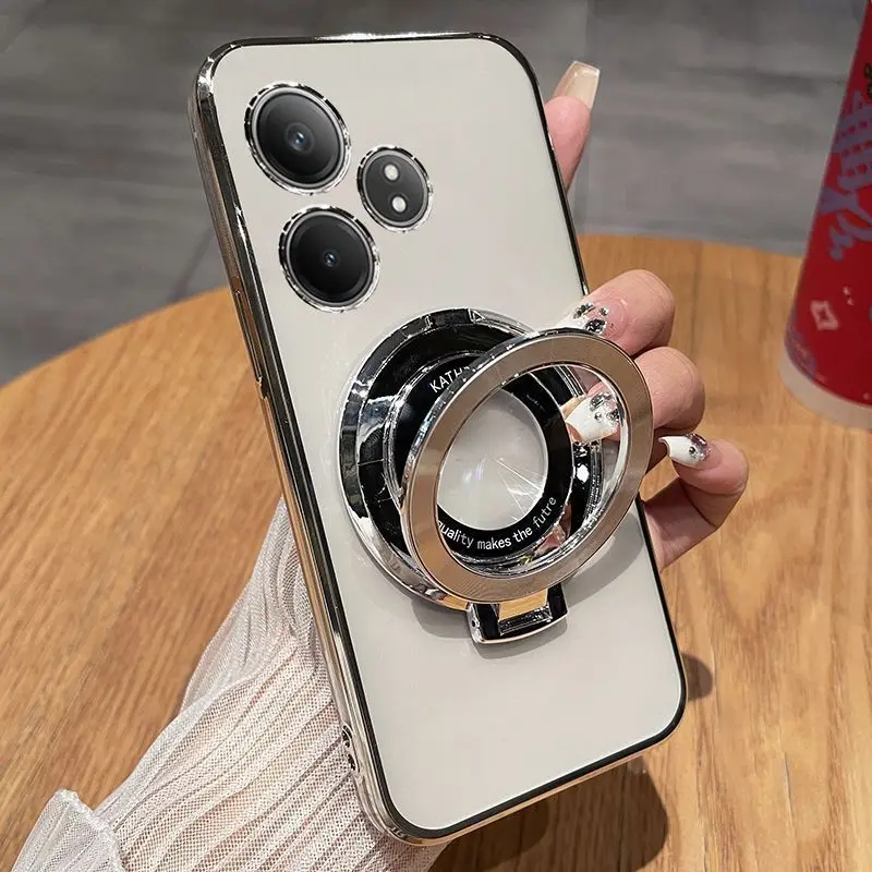 For Realme GT6 GT 6T Neo6SE Case Transparent Electroplating 360° Rotating Bracket TPU Anti-fall Cover ForRealme GT Neo6 SE Funda
For Realme GT6 GT 6T Neo6SE Case Transparent Electroplating 360° Rotating Bracket TPU Anti-fall Cover ForRealme GT Neo6 SE Funda