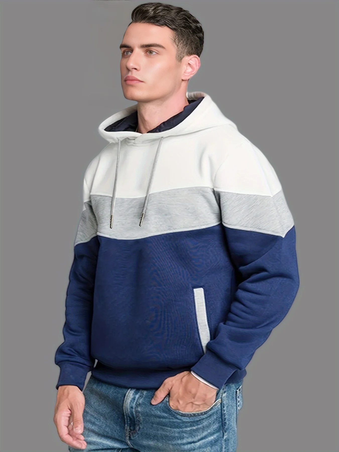 Autumn and Winter Men's Sports Sweatshirt Colorblock Thickened Outdoor Fitness Hoodie Pocket Drawstring Training Sweatshirt
Autumn and Winter Men's Sports Sweatshirt Colorblock Thickened Outdoor Fitness Hoodie Pocket Drawstring Training Sweatshirt
