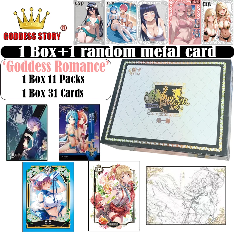 Goddess Romanc Goddess Story Collection Cards Waifu Booster Box Редкая аниме-игра для девочек, вечерние купальник, вечерние игрушки Doujin, подарок для хобби
Goddess Romanc Goddess Story Collection Cards Waifu Booster Box Редкая аниме-игра для девочек, вечерние купальник, вечерние игрушки Doujin, подарок для хобби