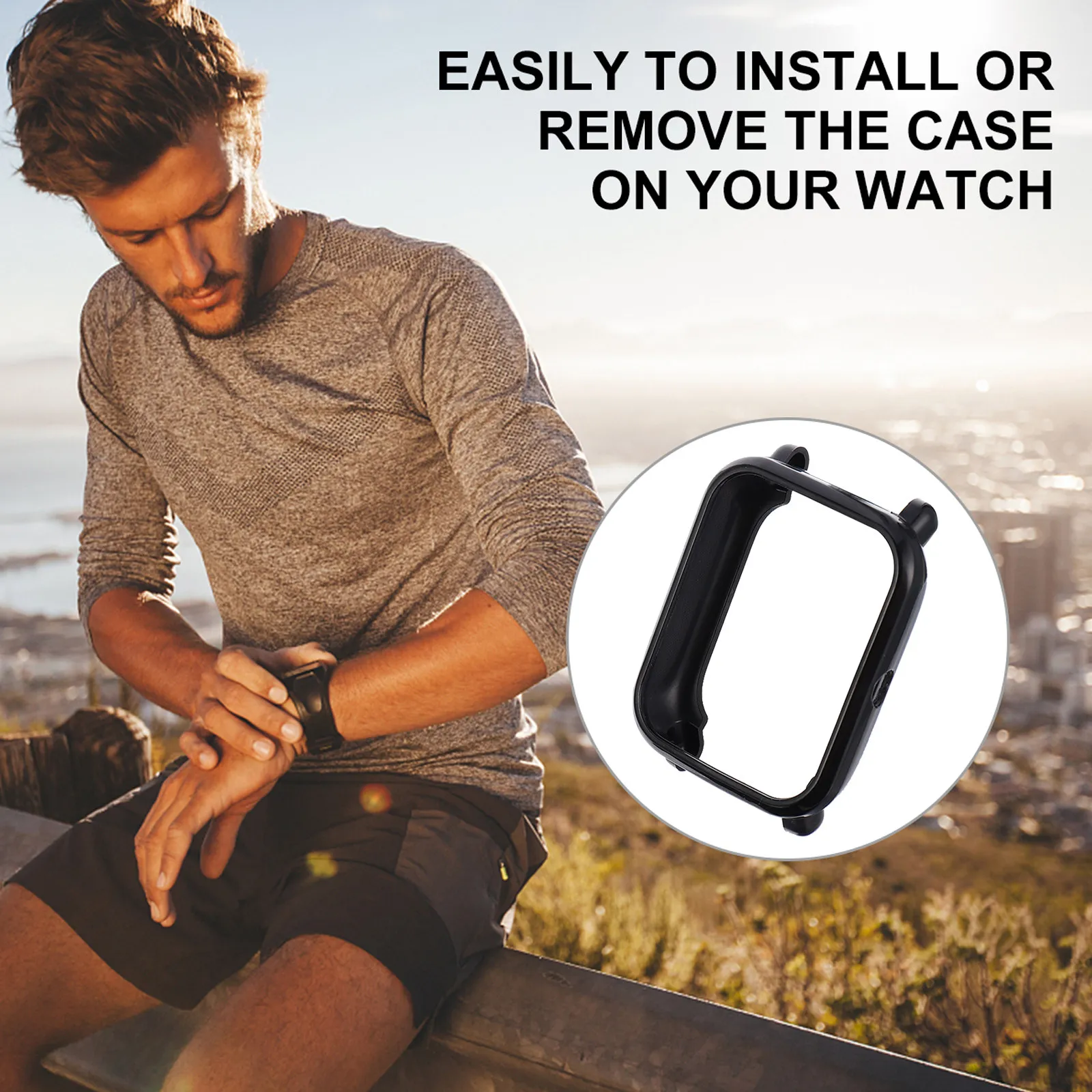 TPU Shock Proof Frame Lightweight Durable for Smartwatch Compatible Watch Protector Case Watch Protective Frame Gift
TPU Shock Proof Frame Lightweight Durable for Smartwatch Compatible Watch Protector Case Watch Protective Frame Gift