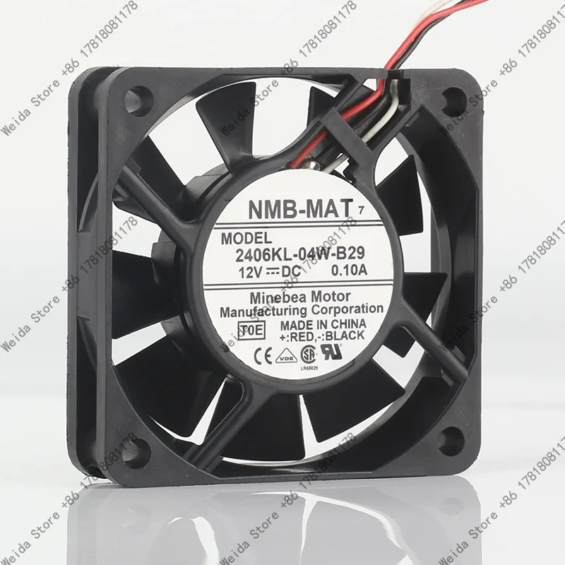 cooling fan New NMB DC 12V 0.10A AC EC 6015 60X60X15MM 6CM chassis Silent Ion TV Converter Three wire 2406KL-04W-B29
cooling fan New NMB DC 12V 0.10A AC EC 6015 60X60X15MM 6CM chassis Silent Ion TV Converter Three wire 2406KL-04W-B29