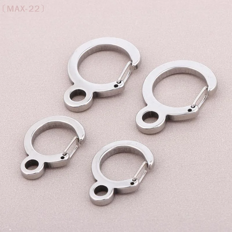 〔MAX-22〕2/5Pcs Stainless Steel Key Ring Spring Snap Hook Pendant Clasp Outdoor Backpack Carabiner Buckle
〔MAX-22〕2/5Pcs Stainless Steel Key Ring Spring Snap Hook Pendant Clasp Outdoor Backpack Carabiner Buckle