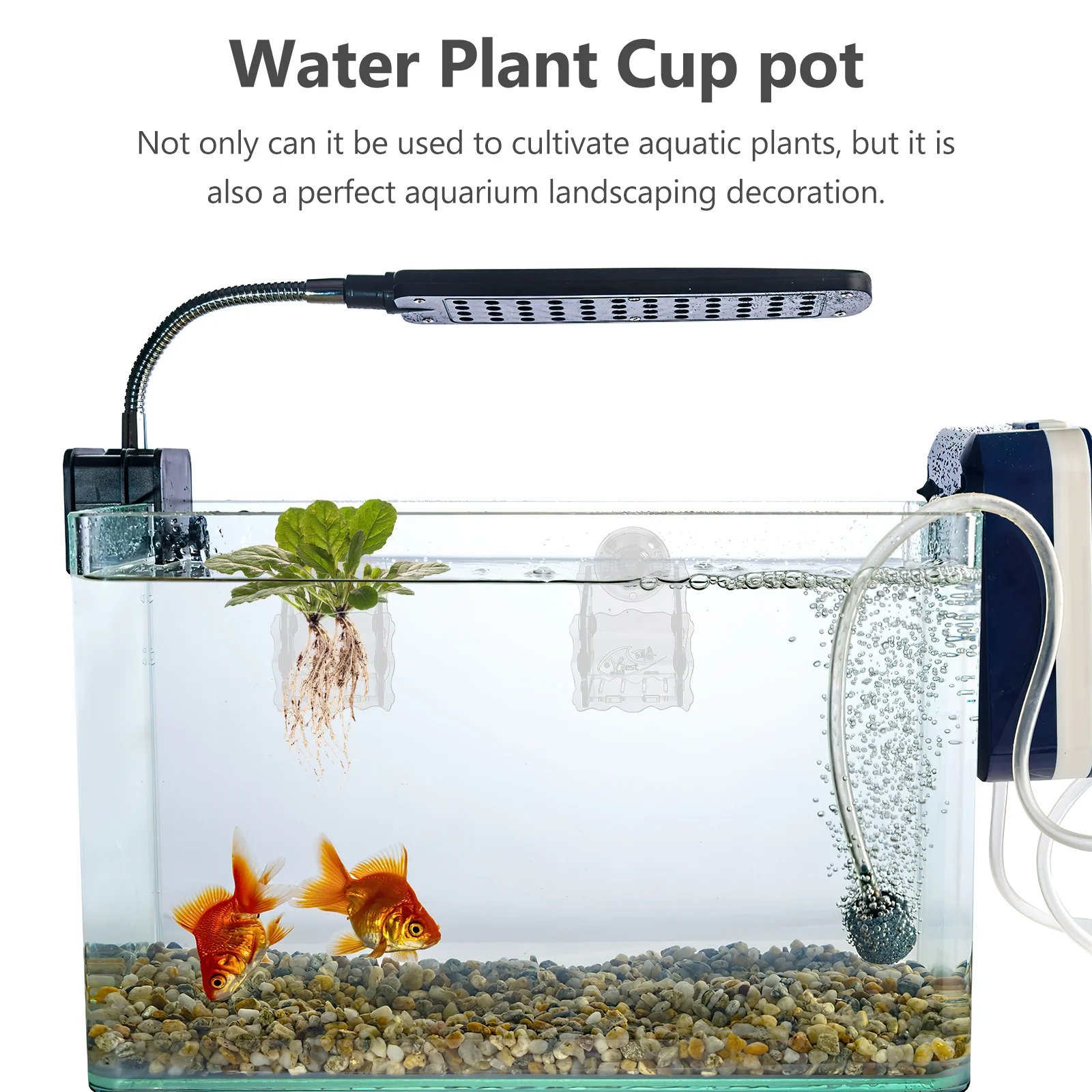 Aquatic Plant Cup Strong Durable Plastic Fish Tank Planter Smooth Edges Aquarium Landscaping Decoration Hanging Planter
Aquatic Plant Cup Strong Durable Plastic Fish Tank Planter Smooth Edges Aquarium Landscaping Decoration Hanging Planter