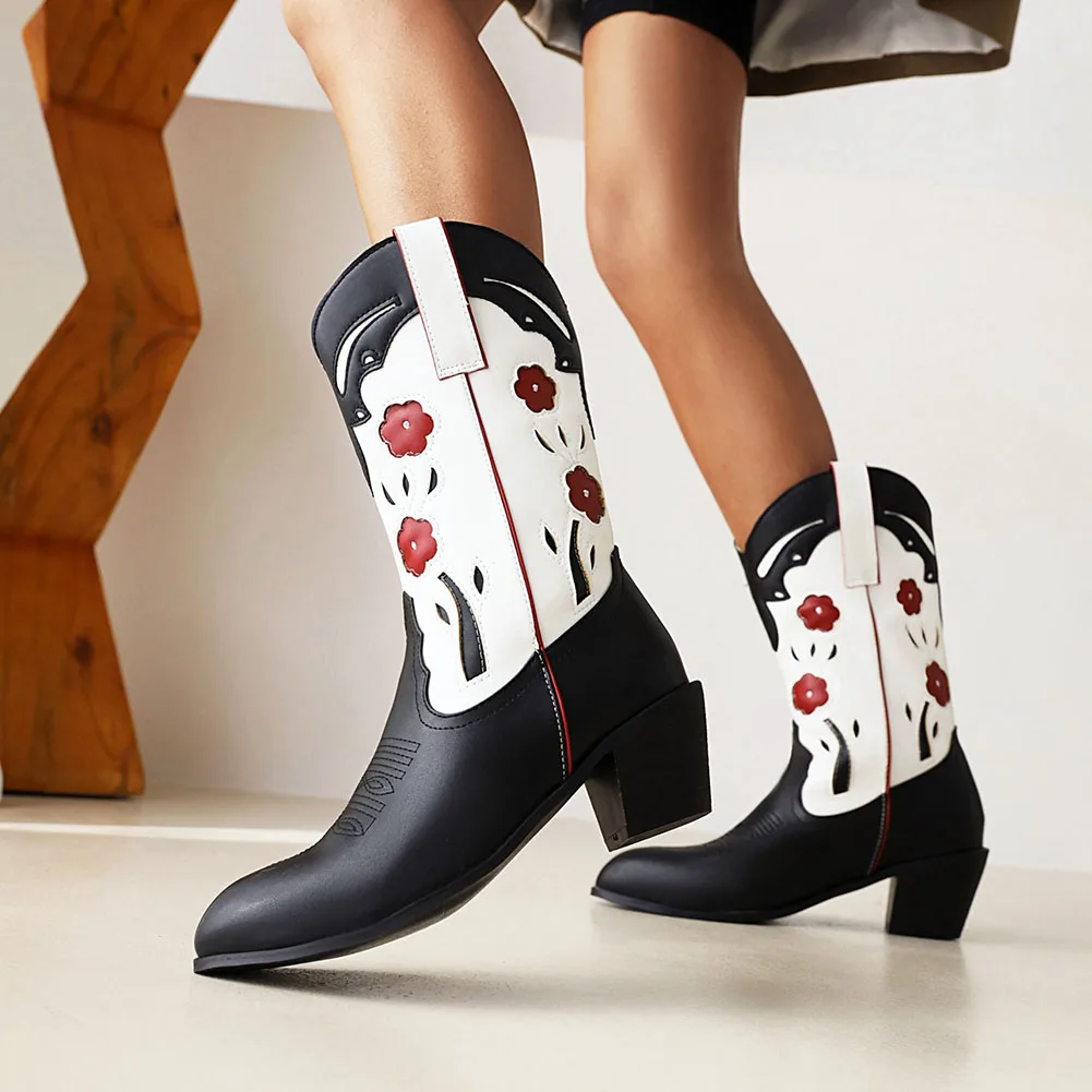 AOSPHIRAYLIAN Fashion Flowers Patchwork Winter Boots For Women 2023 Vintage Cowboy Boot Retro Western Boots Autumn Shoes
AOSPHIRAYLIAN Fashion Flowers Patchwork Winter Boots For Women 2023 Vintage Cowboy Boot Retro Western Boots Autumn Shoes