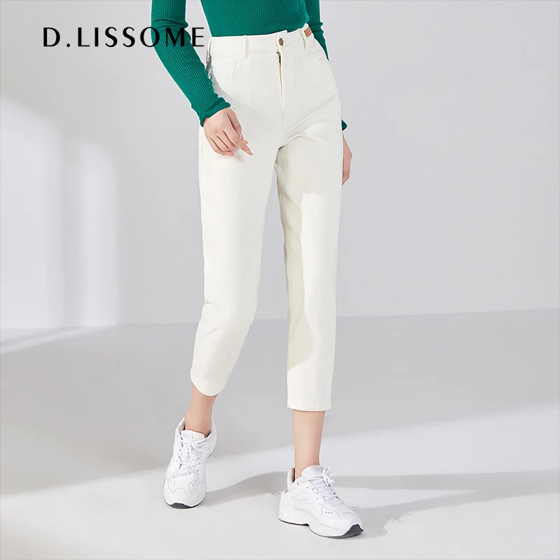Dailanzhi High Waist Pure Color White Slim Fit Denim Pants Women's Faion Casual Trousers Autumn Winter New Arrival
Dailanzhi High Waist Pure Color White Slim Fit Denim Pants Women's Faion Casual Trousers Autumn Winter New Arrival