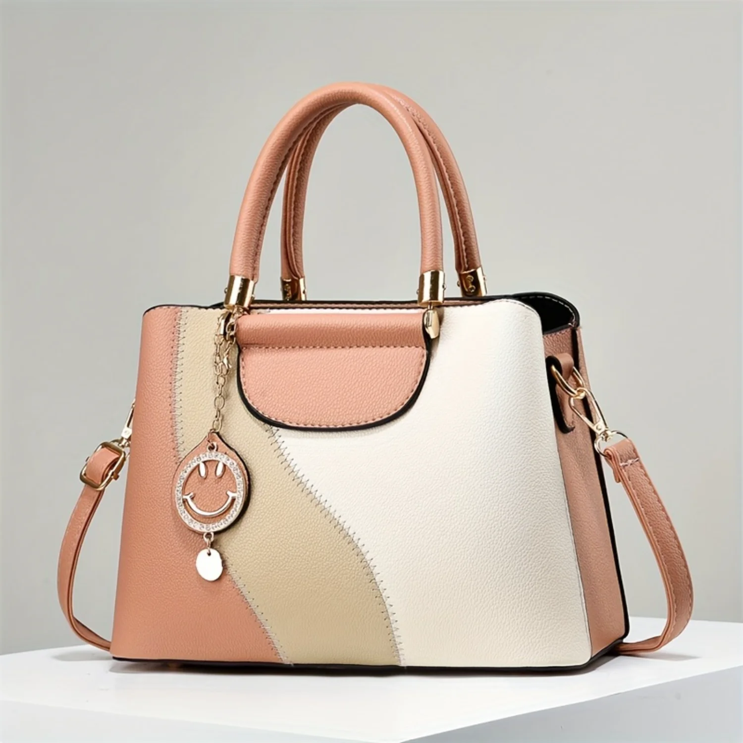 Fashion Top Handle Satchel Bag, Trendy Crossbody Bag, Women's Casual Handbag & Shoulder Bag
Fashion Top Handle Satchel Bag, Trendy Crossbody Bag, Women's Casual Handbag & Shoulder Bag
