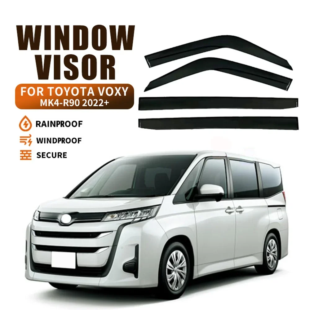 Window Visor for TOYOTA Voxy MK4-R90 2022- Wind Deflectors Rain Guards Door Visor Vent Shades Ventvisor Exterior Parts
Window Visor for TOYOTA Voxy MK4-R90 2022- Wind Deflectors Rain Guards Door Visor Vent Shades Ventvisor Exterior Parts