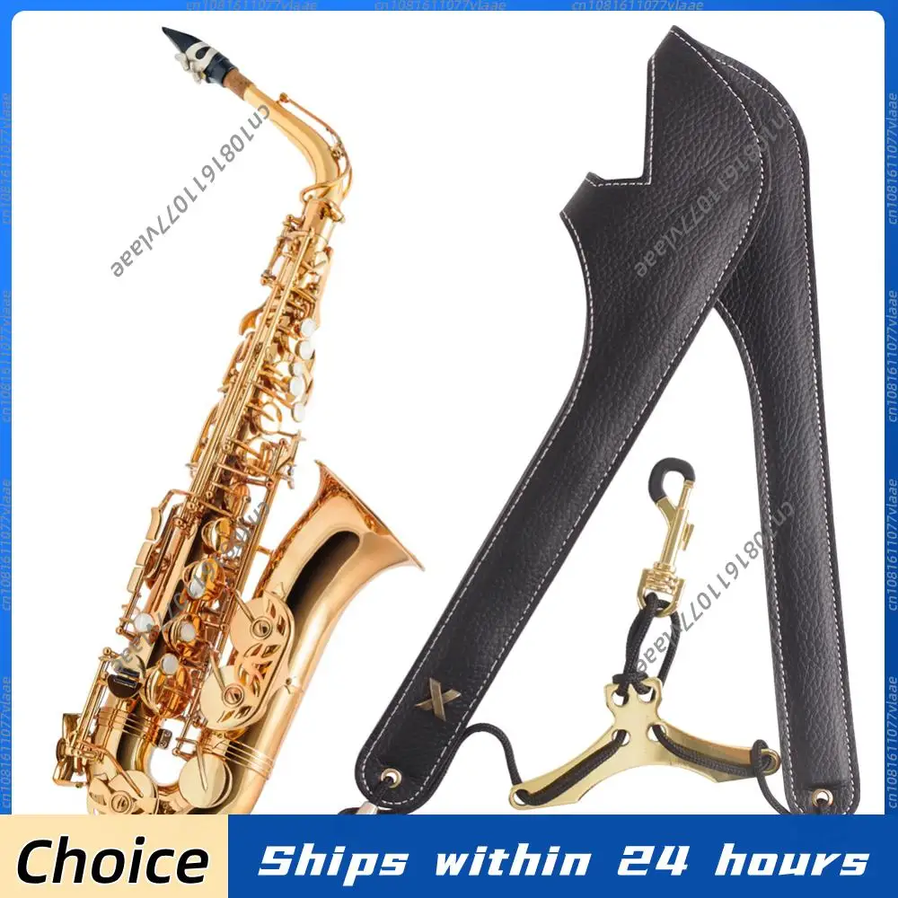 Leather Saxophone Lanyard Saxophone Shoulder Strap Length Adjustable Double Shoulder Harness Strap for Sax Bass Tenor Alto
Leather Saxophone Lanyard Saxophone Shoulder Strap Length Adjustable Double Shoulder Harness Strap for Sax Bass Tenor Alto