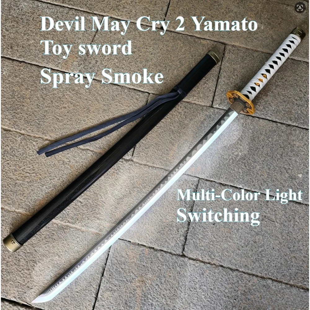 Ghost Weep Rebellion Dante Katana Cosplay Sprayable Smoke 1:1 Scale Multiple Lights Exquisite Game Decoration Safety Knife Toy
Ghost Weep Rebellion Dante Katana Cosplay Sprayable Smoke 1:1 Scale Multiple Lights Exquisite Game Decoration Safety Knife Toy
