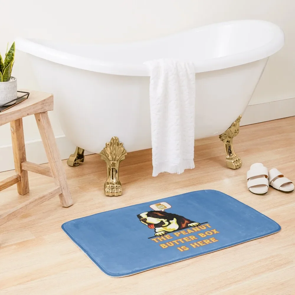 The Peanut Butter Box Is Here: Warm version Funny St. Bernard Dog Commercial Humor Bath Mat Wc Quick-Drying Bathroom Mat
The Peanut Butter Box Is Here: Warm version Funny St. Bernard Dog Commercial Humor Bath Mat Wc Quick-Drying Bathroom Mat