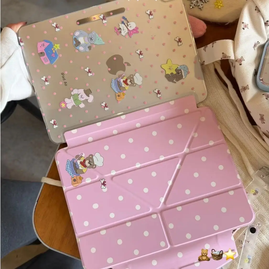 Korean Pink Polka Dots Bear New Tablet Case For iPad Pro11 12.9in 13 15 M3 M4 M5 9.7 10.2 5/6th 7/8/9 10 11th MINI Air5 6 7 Case
Korean Pink Polka Dots Bear New Tablet Case For iPad Pro11 12.9in 13 15 M3 M4 M5 9.7 10.2 5/6th 7/8/9 10 11th MINI Air5 6 7 Case
