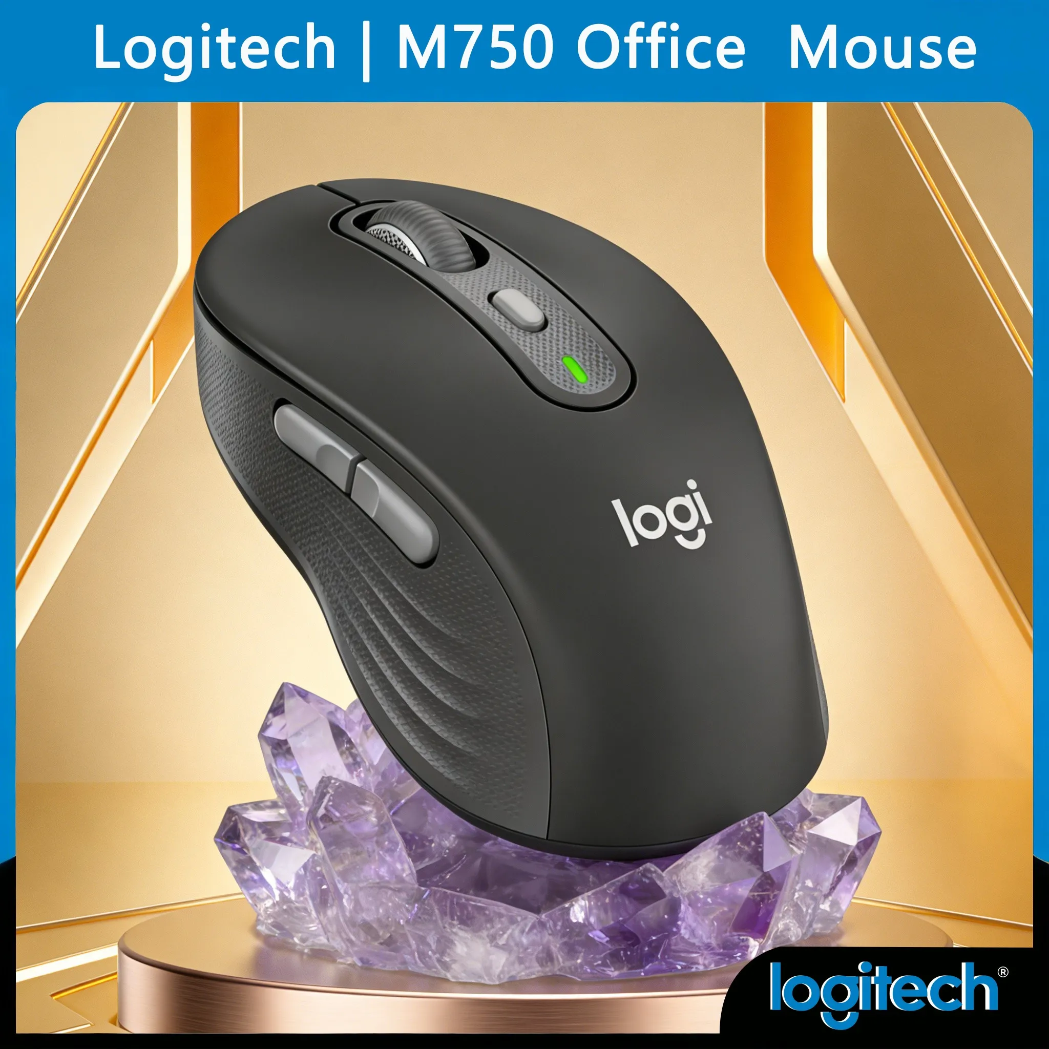 Увеличенное время автономной работы: Эргономичная мышь Logitech M750
Увеличенное время автономной работы: Эргономичная мышь Logitech M750