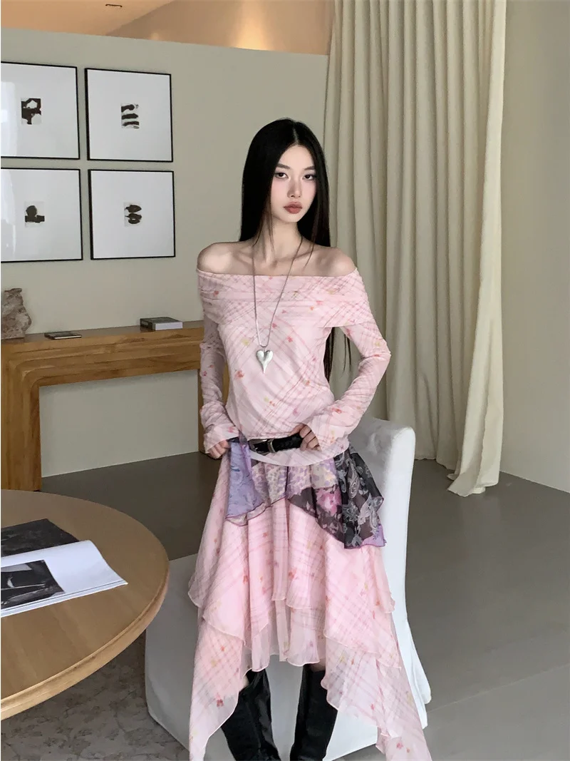 Mipaiyi Chiffon Pleated Floral Print Midi Skirt Asymmetrical Layered Half-length Two-piece Set Women's Hanfu Autumn Fashion
Mipaiyi Chiffon Pleated Floral Print Midi Skirt Asymmetrical Layered Half-length Two-piece Set Women's Hanfu Autumn Fashion