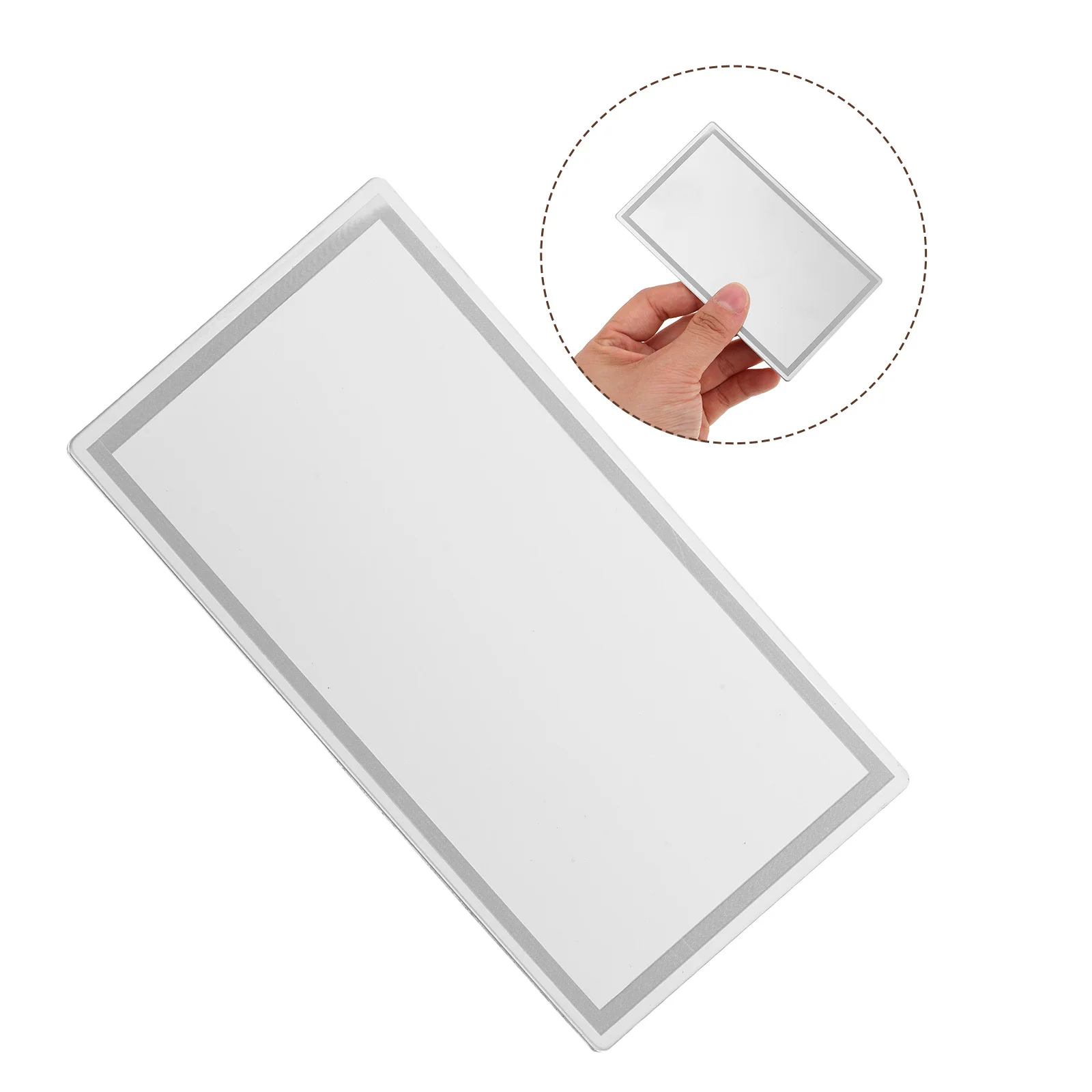 Stainless Steel Car Sun Visor Mirror -Adhesive Makeup Vanity Mirror for Interior Truck Suv Women Driver Clear
Stainless Steel Car Sun Visor Mirror -Adhesive Makeup Vanity Mirror for Interior Truck Suv Women Driver Clear
