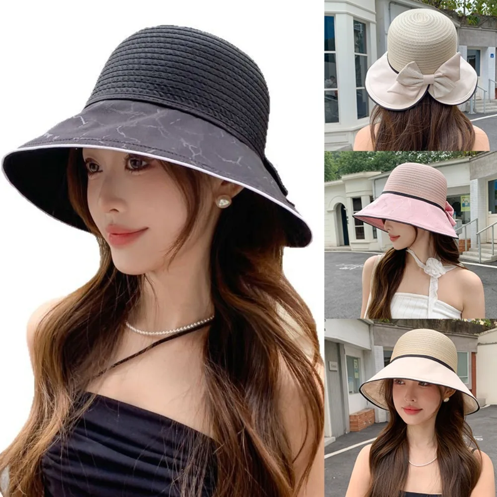 Fashion Bow Fisherman Hat Anti-UV Anti-Sun Bucket Hat Breathable Foldable Fishing Cap Outdoor Sports
Fashion Bow Fisherman Hat Anti-UV Anti-Sun Bucket Hat Breathable Foldable Fishing Cap Outdoor Sports