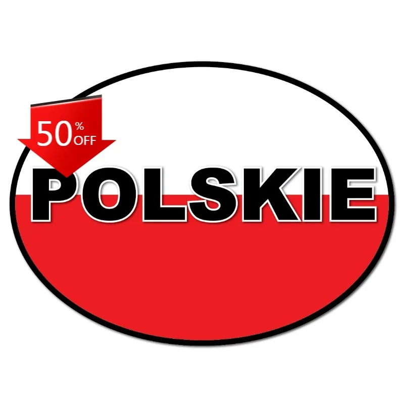 Виниловая наклейка POLISH OVAL для автомобиля, фургона, декора кузова, гитары, мотоцикла
Виниловая наклейка POLISH OVAL для автомобиля, фургона, декора кузова, гитары, мотоцикла