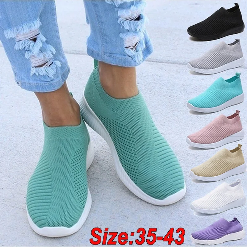 Women's plus Size 43 Flats Shoes Breathable Mesh Platform Sneakers Comfortable Casual Fashion Footwear for Ladies
Women's plus Size 43 Flats Shoes Breathable Mesh Platform Sneakers Comfortable Casual Fashion Footwear for Ladies