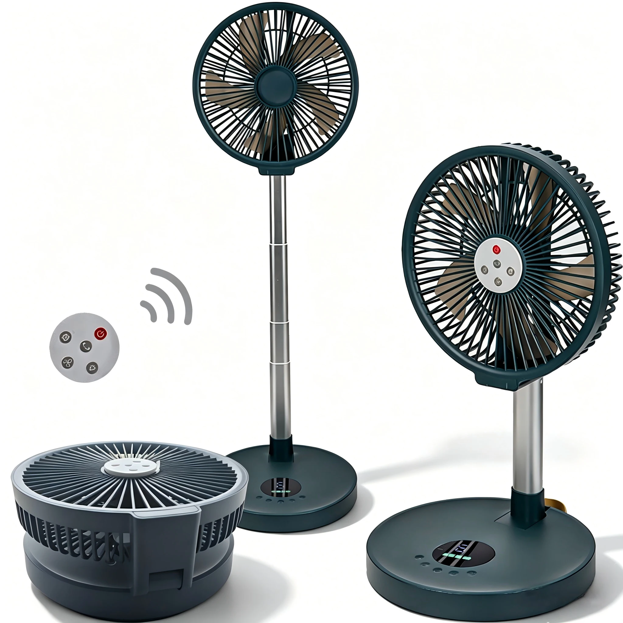 Remote control folding fan home bedroom outdoor camping fan silent LED night light left and right shaking 10 inch 7200mAh fan
Remote control folding fan home bedroom outdoor camping fan silent LED night light left and right shaking 10 inch 7200mAh fan