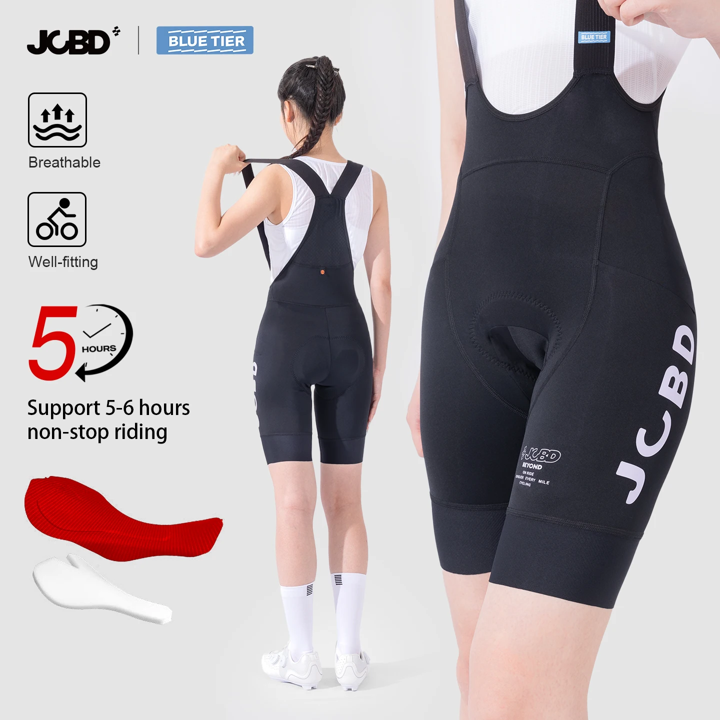 JCBD Women's Summer Cycling Bib Shorts Italy ELASTIC INTERFACE Cushion 5 Hour Padded Elastic Bicycle Bib Tight Road Bike MTB Pro
JCBD Women's Summer Cycling Bib Shorts Italy ELASTIC INTERFACE Cushion 5 Hour Padded Elastic Bicycle Bib Tight Road Bike MTB Pro