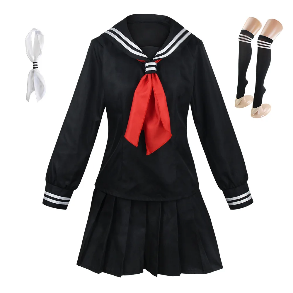 School Sailor Uniform Costume Pleated Skirt Suit For Baby Girl Black And White Tie Accessories Class Uniforms Anime-themed Party
School Sailor Uniform Costume Pleated Skirt Suit For Baby Girl Black And White Tie Accessories Class Uniforms Anime-themed Party
