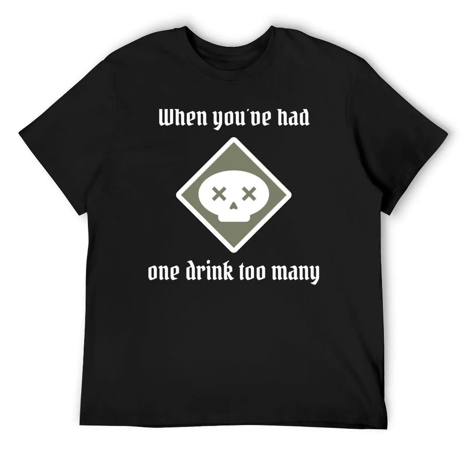 Poison - One Drink Too Many - White Text - Gloomhaven inspired T-Shirt anime clothes sweat plain white t shirts men
Poison - One Drink Too Many - White Text - Gloomhaven inspired T-Shirt anime clothes sweat plain white t shirts men