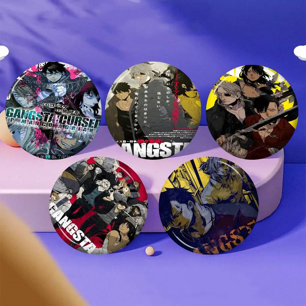 Japanese Comics GANGSTA Cute Series Pins Funny Badge Interesting Cartoon Animals Brooches Backpack Clothes Gift Accessory
Japanese Comics GANGSTA Cute Series Pins Funny Badge Interesting Cartoon Animals Brooches Backpack Clothes Gift Accessory