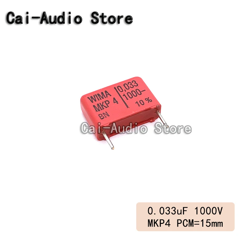2PCS/5PCS/10PCS/Lot Brand NEW WIMA MKP4 1000V 0.033UF 1000V 333 33NF Film Capacitor 1000v 0.033uf 1000V333 33NF Pitch 15mm
2PCS/5PCS/10PCS/Lot Brand NEW WIMA MKP4 1000V 0.033UF 1000V 333 33NF Film Capacitor 1000v 0.033uf 1000V333 33NF Pitch 15mm