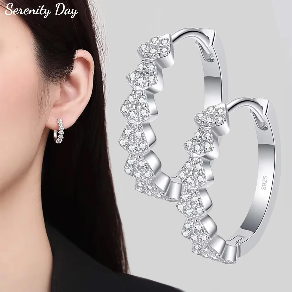 Serenity D Color Moissanite Earrings for Women Gift 100% S925 Sterling Silver Lab Diamond Hoop Earrings Plated 18K Fine Jewelry
Serenity D Color Moissanite Earrings for Women Gift 100% S925 Sterling Silver Lab Diamond Hoop Earrings Plated 18K Fine Jewelry