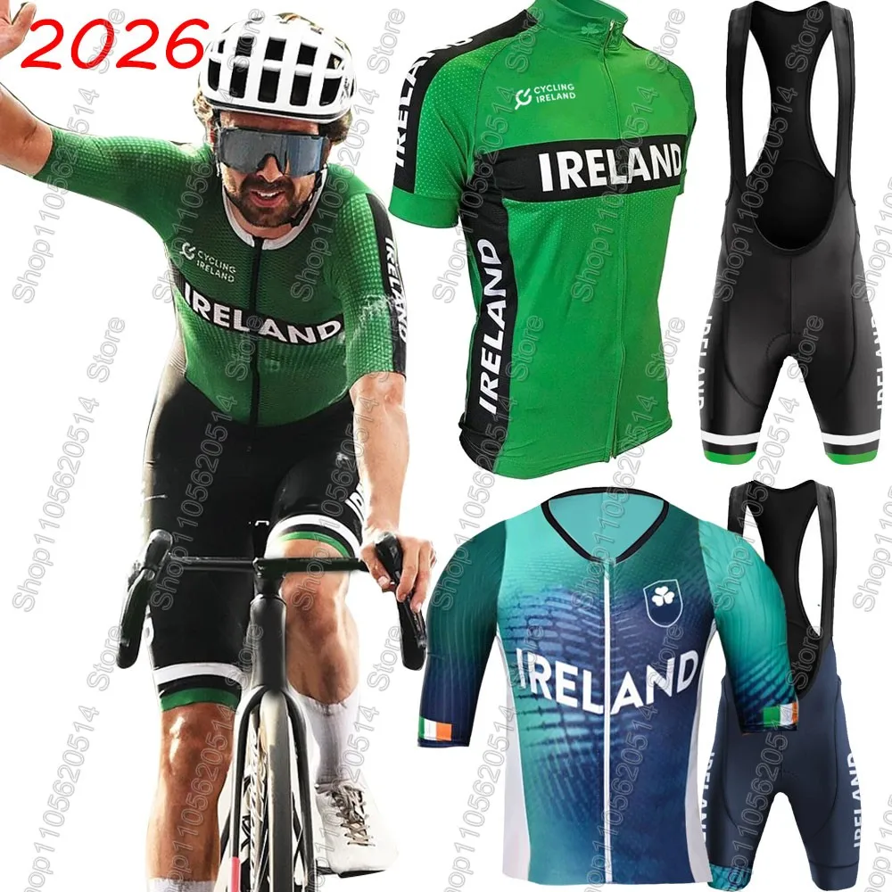 Ireland 2026 cycling Jersey Set National Team Clothing Kits Men Green Irish Road Bike Shirt Suit Bicycle Bib Shorts Maillot
Ireland 2026 cycling Jersey Set National Team Clothing Kits Men Green Irish Road Bike Shirt Suit Bicycle Bib Shorts Maillot