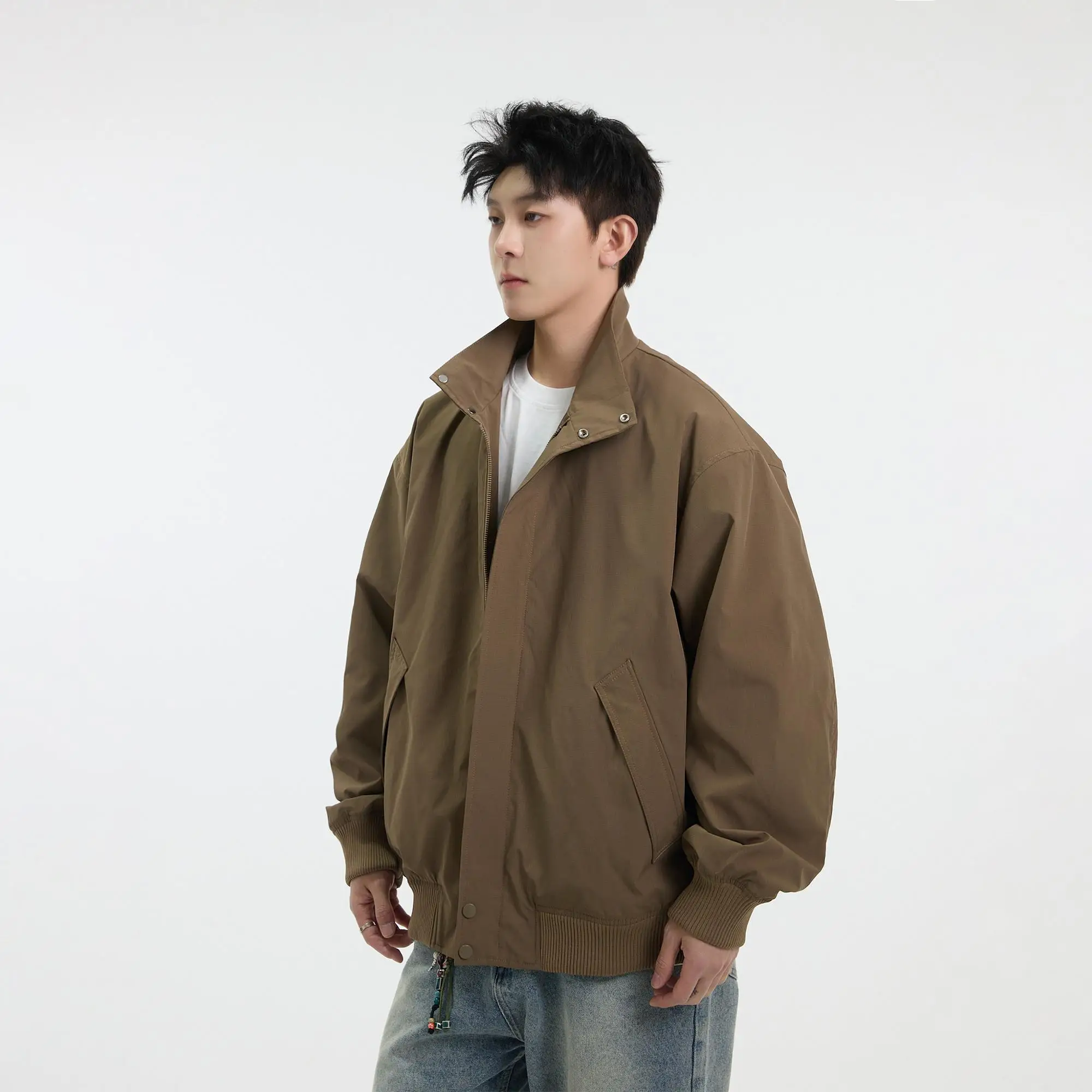 Повседневная мужская куртка-пилот, верхняя одежда, осенне-весенняя ветрозащитная хлопковая смесь, длинный свек, откидной воротник, стандартная посадка, одежда M
Повседневная мужская куртка-пилот, верхняя одежда, осенне-весенняя ветрозащитная хлопковая смесь, длинный свек, откидной воротник, стандартная посадка, одежда M