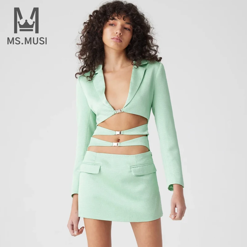 MSMUSI 2023 New Fashion Women Sexy Turn Down Collar Hollow Out Pocket Long Sleeve Bodycon Party Club Event Mini Dress Vestidos
MSMUSI 2023 New Fashion Women Sexy Turn Down Collar Hollow Out Pocket Long Sleeve Bodycon Party Club Event Mini Dress Vestidos