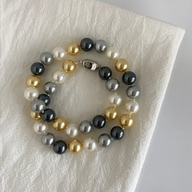 Natural Pearl 10-11mm Necklace Mixed Color Candy Sweater Chain
Natural Pearl 10-11mm Necklace Mixed Color Candy Sweater Chain