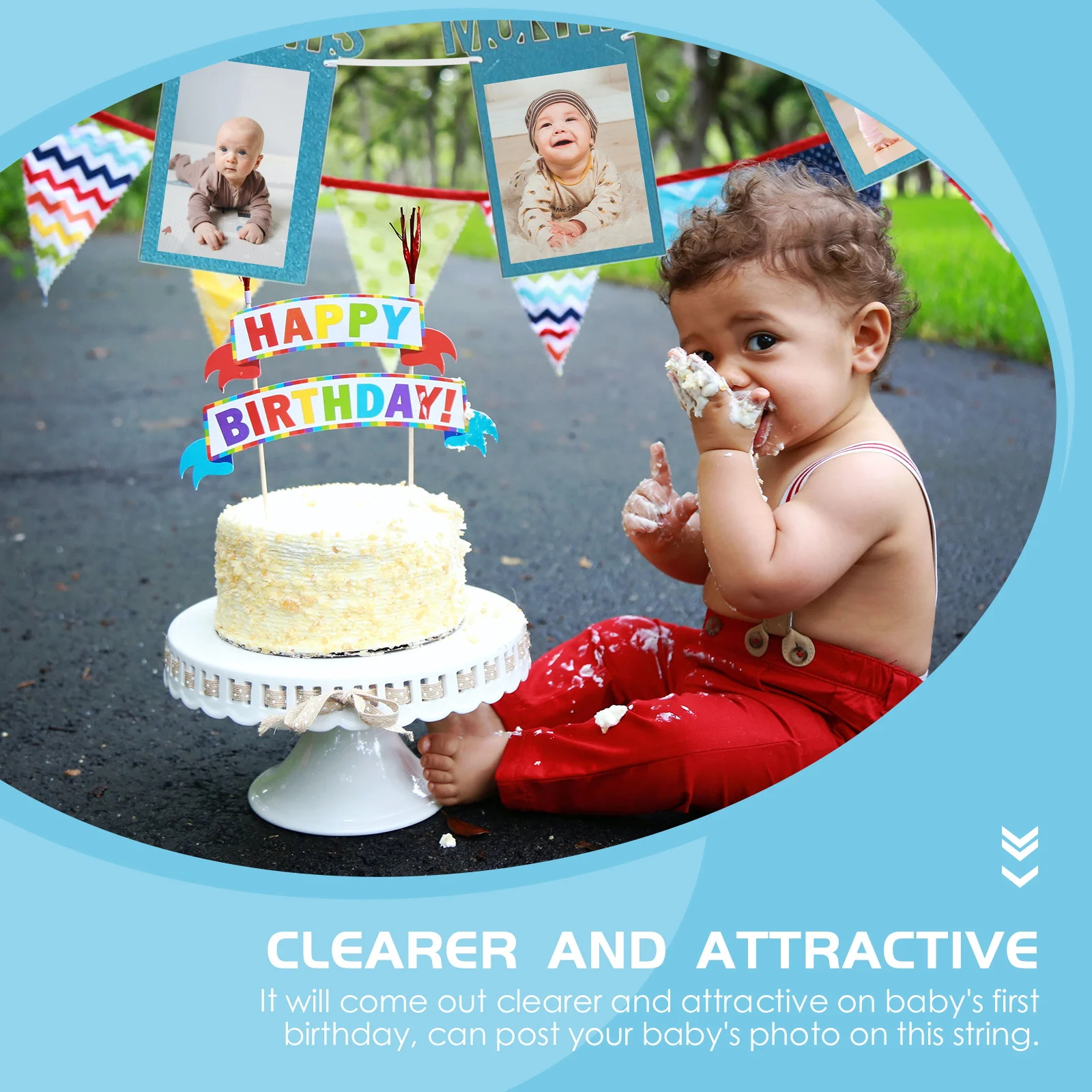Birthday Flag Baby's First Decoration Hanging Photo Display Rope Bunting Wedding Banner Wall Paper Decorations
Birthday Flag Baby's First Decoration Hanging Photo Display Rope Bunting Wedding Banner Wall Paper Decorations