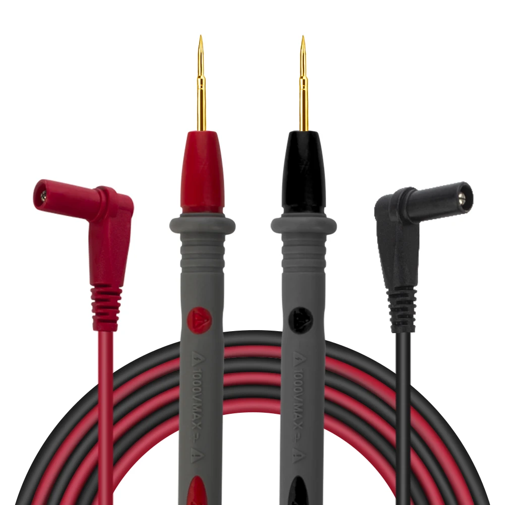 Multimeter Test Wire Probe Gilded Clamp Cable Black High Precision Thin Pointed Probes For IC LED
Multimeter Test Wire Probe Gilded Clamp Cable Black High Precision Thin Pointed Probes For IC LED
