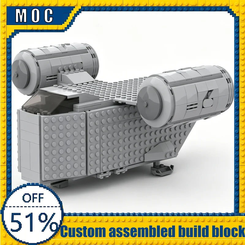 531PCS Technology Crest Series Starship MOC Building Blocks Modular Sci-Fi Vessel Model Creative Assembly Educational Toy Gift
531PCS Technology Crest Series Starship MOC Building Blocks Modular Sci-Fi Vessel Model Creative Assembly Educational Toy Gift