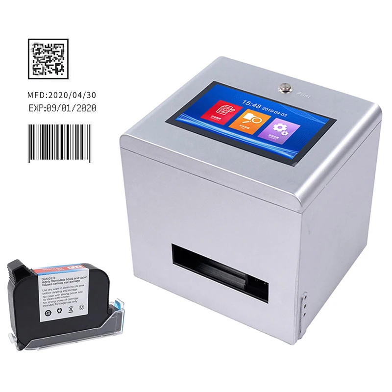 12.7mm Commercial Desktop Inkjet Printer Cans Bottles Food Cosmetics Package Expiry Date Code Printing Machine Logo Printer Gun
12.7mm Commercial Desktop Inkjet Printer Cans Bottles Food Cosmetics Package Expiry Date Code Printing Machine Logo Printer Gun