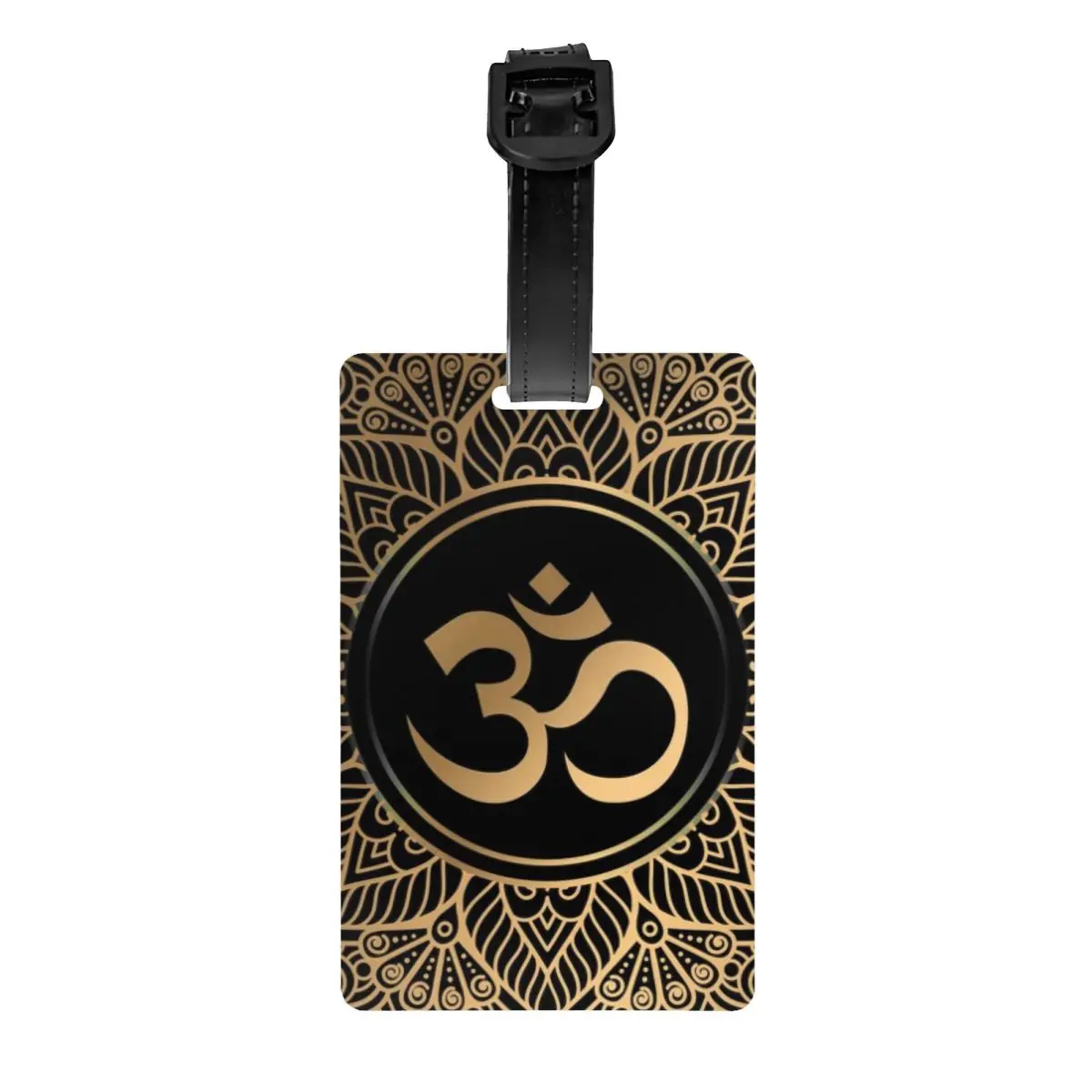 Custom Golden Om Mandala Luggage Tag Custom Henna Aum Baggage Tags Privacy Cover Name ID Card
Custom Golden Om Mandala Luggage Tag Custom Henna Aum Baggage Tags Privacy Cover Name ID Card