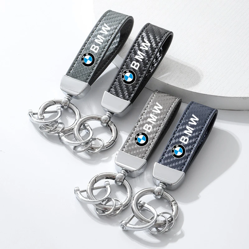 Carbon fiber Car Keychain Ring Leather Emblem Keyring For BMW 1 2 3 4 5 7Series X1 X3 X4 X5 X6 F10 F20 G30 F15 F16 Car Sticker
Carbon fiber Car Keychain Ring Leather Emblem Keyring For BMW 1 2 3 4 5 7Series X1 X3 X4 X5 X6 F10 F20 G30 F15 F16 Car Sticker