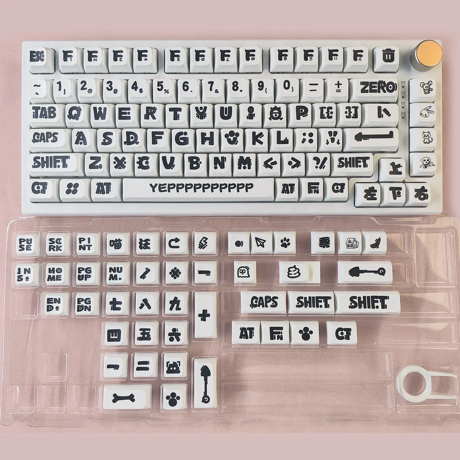 PBT Keycap XDA Height Ball Cap Sublimation Animal Party Theme Pattern Full Set of Universal Mechanical Keyboard Keycaps
PBT Keycap XDA Height Ball Cap Sublimation Animal Party Theme Pattern Full Set of Universal Mechanical Keyboard Keycaps