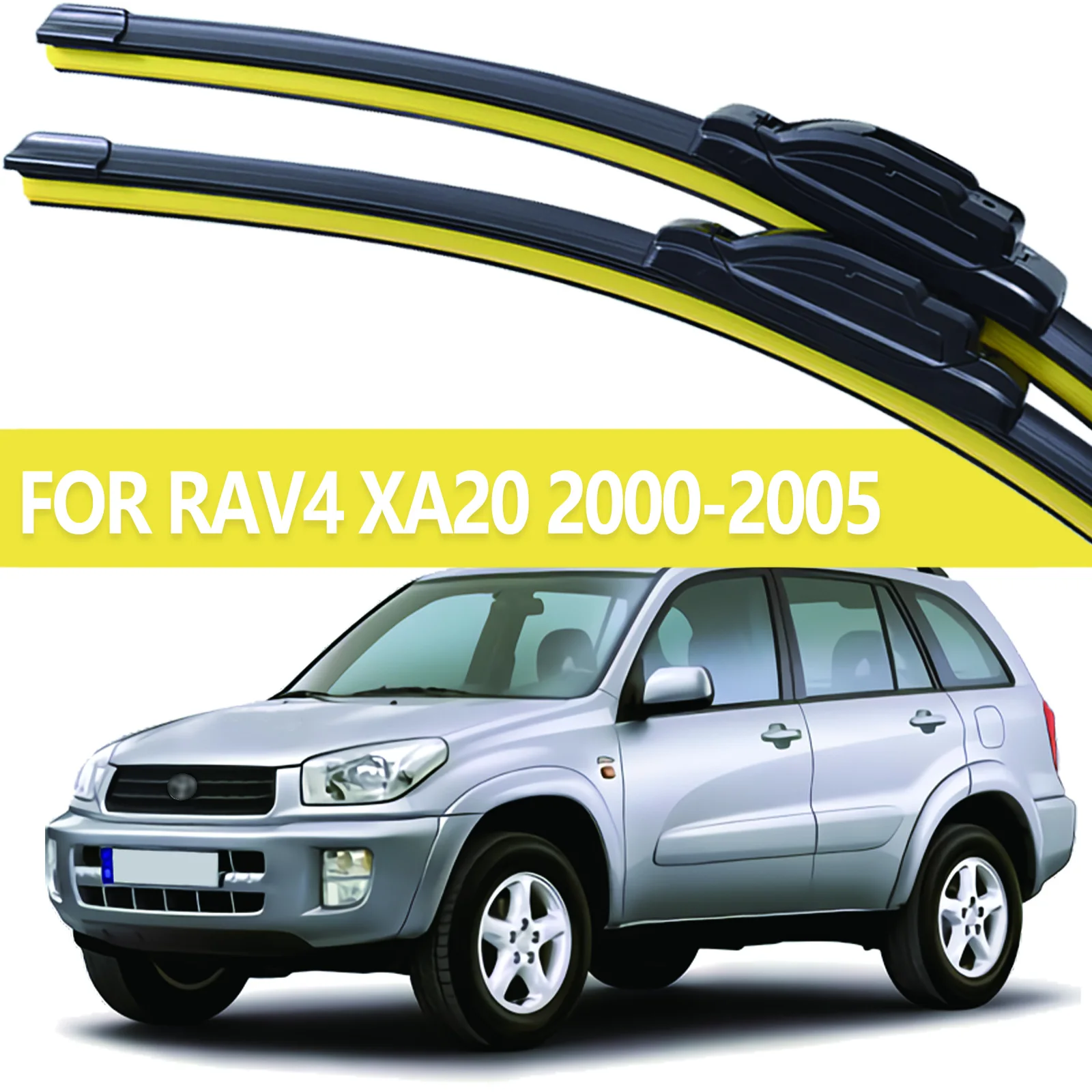 For Toyota RAV4 XA20 2000-2005 MK2 2PCS Windshield Wiper Blades Windshield Cleaning Car Accessories
For Toyota RAV4 XA20 2000-2005 MK2 2PCS Windshield Wiper Blades Windshield Cleaning Car Accessories